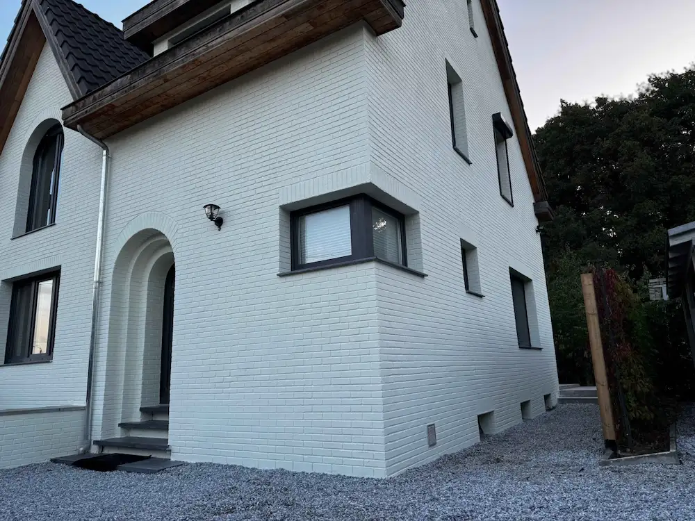 façade maison isolée hoeilaart