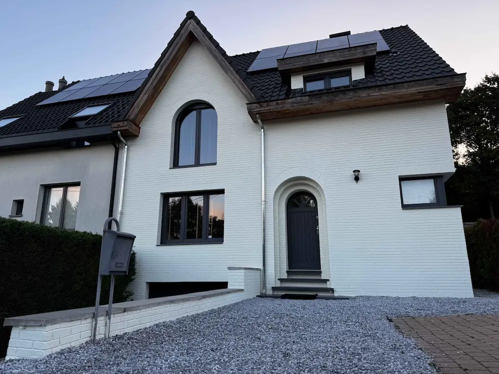 maison après isolation hoeilaart
